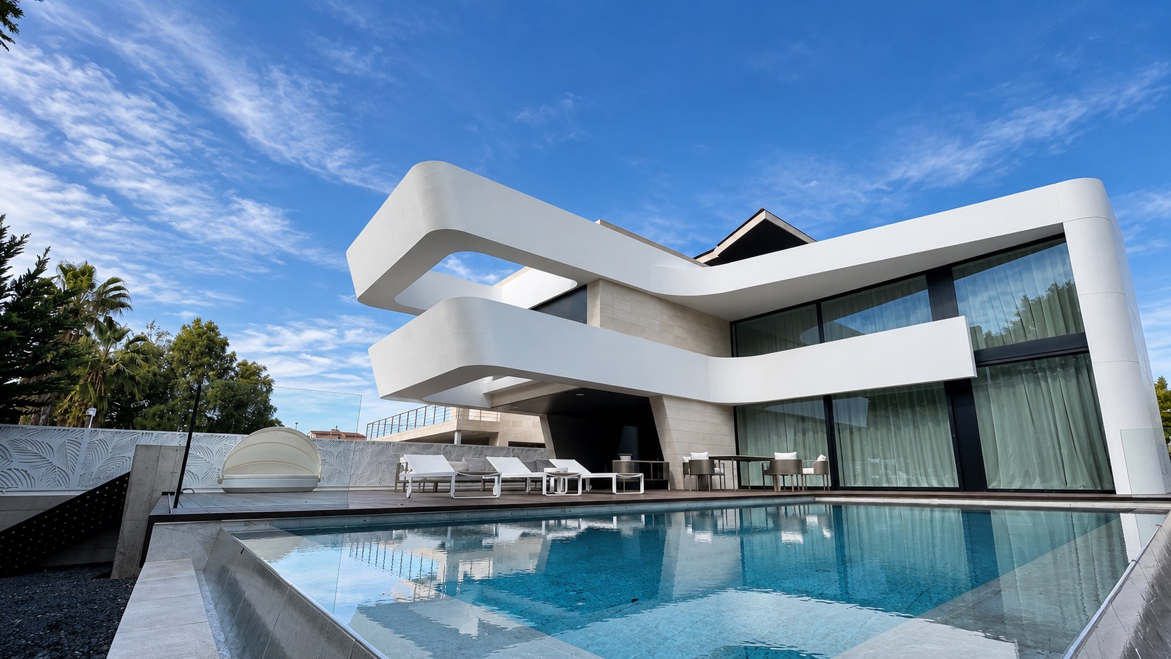 Vivienda contemporánea con integración de tecnología, energía y confort.